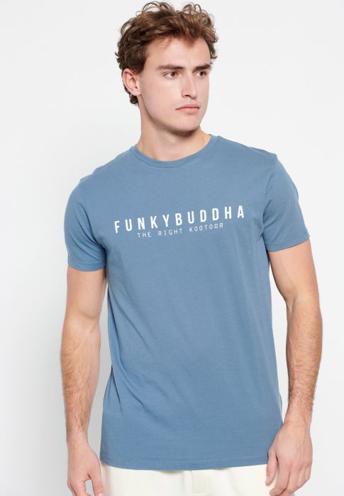 FBM007-329-04 Essential t-shirt με branded τύπωμα Funky Buddha