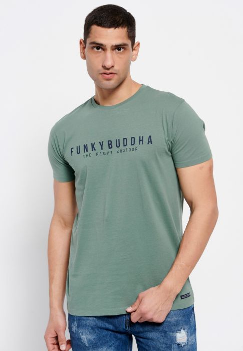 FBM007-329-04 Essential t-shirt με branded τύπωμα Funky Buddha