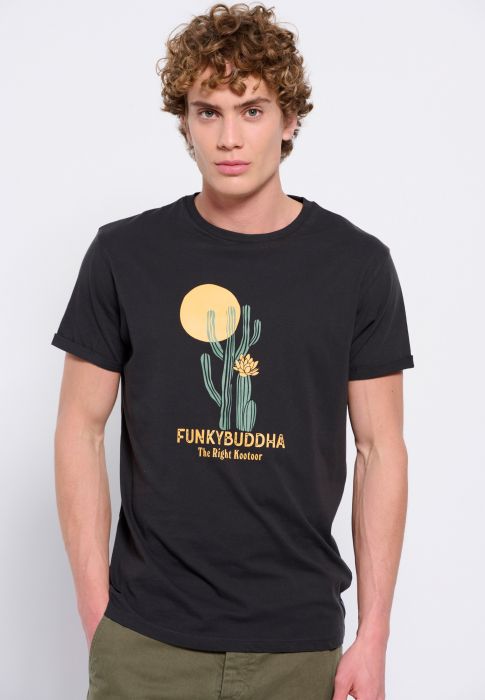 FBM007-370-04 T-shirt από οργανικό βαμβάκι με τύπωμα Funky Buddha