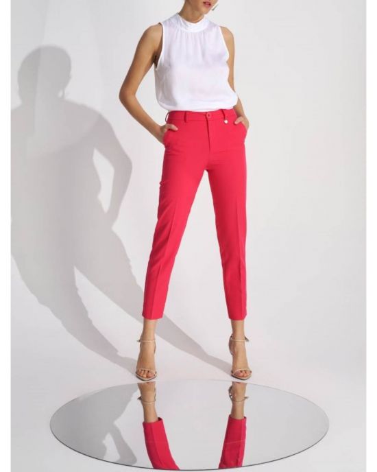 Παντελόνι formal χρωματιστό Pink ALE