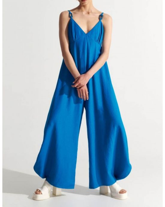 Ολόσωμη φόρμα με τιράντα Turquoise ALE