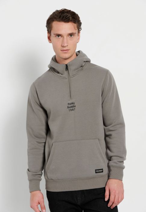 FBM008-046-06 Half-zip φούτερ με κουκούλα Funky Buddha