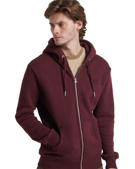 ΑΝΔΡΙΚΗ ΖΑΚΕΤΑ ΦΟΥΤΕΡ OVIN ESSENTIAL LOGO ZIP HOODIE M2013116A