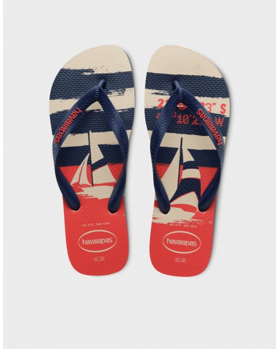 Havaianas Ανδρική Top Nautical Beige Straw/Navy B