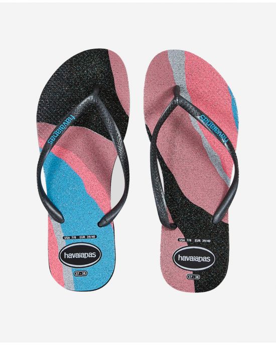 Havaianas Σαγιονάρες Γυναικείες Slim Palette Glow Black