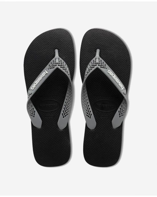 Havaianas Σαγιονάρες Aνδρικές Power Light Solid Black/Steel G