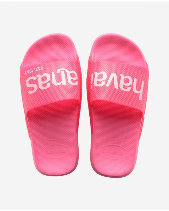 Havaianas  Unisex Σαγιονάρες Slide Logomania Neon Verano Rose