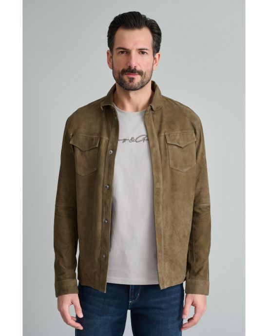 Ανδρικό Overshirt Navy & Green