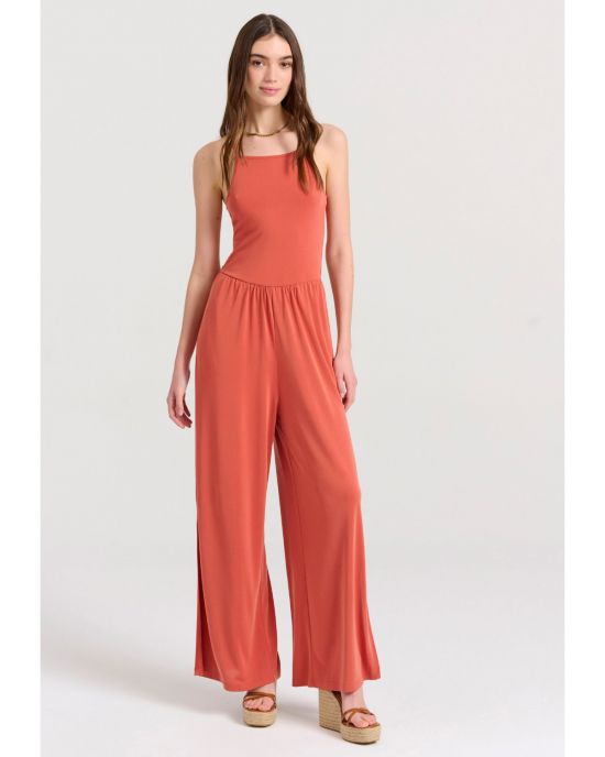 Γυναικεία Wide Leg Fit Ολόσωμη Φόρμα FBL009-101-12