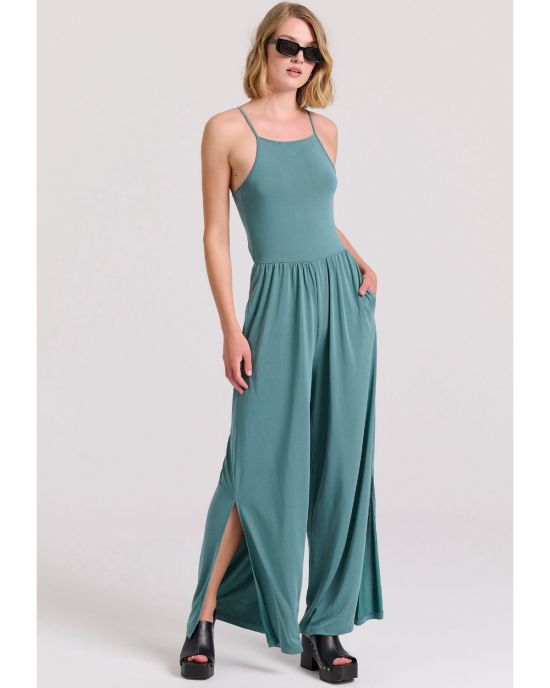 Γυναικεία Wide Leg Fit Ολόσωμη Φόρμα FBL009-101-12
