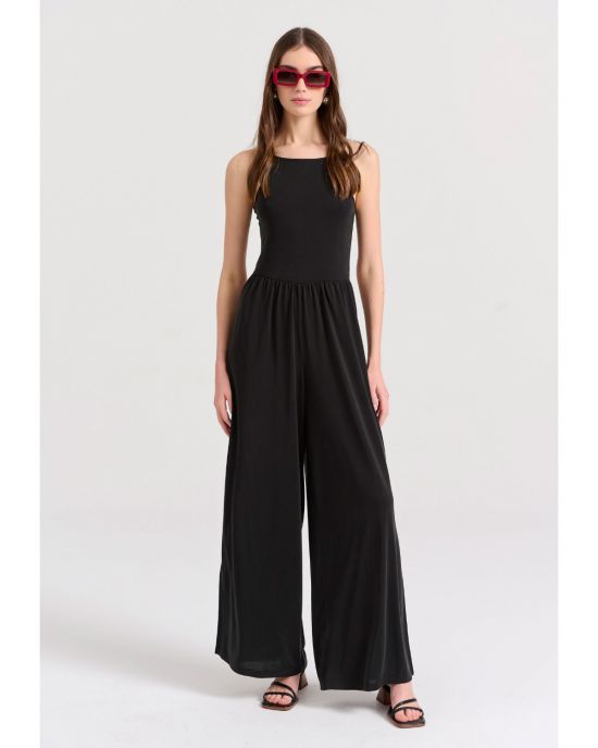 Γυναικεία Wide Leg Fit Ολόσωμη Φόρμα FBL009-101-12