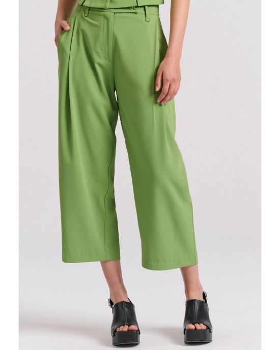 Γυναικείο Loose Fit Cropped Παντελόνι FBL009-119-02