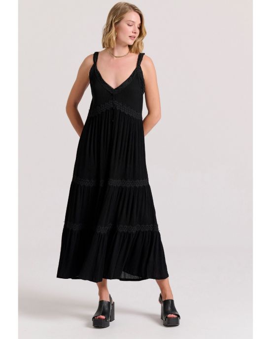 Γυναικείο Loose Fit Μάξι Boho Φόρεμα FBL009-119-13