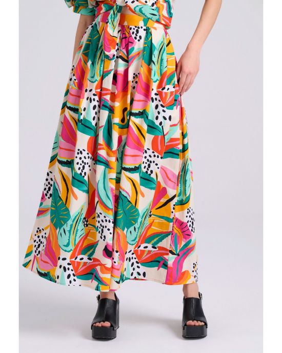 Γυναικεία Loose Fit Μάξι Φούστα FBL009-125-14