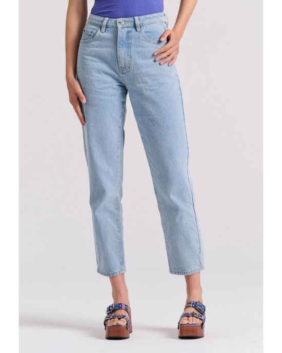 Γυναικείο Moms Fit Τζιν Παντελόνι FBL009-160-02