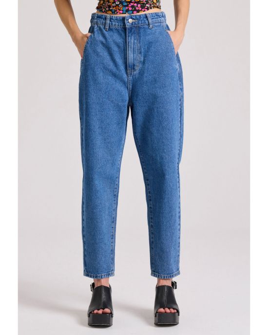 Γυναικείο Slouchy Fit Τζιν Παντελόνι FBL009-165-02