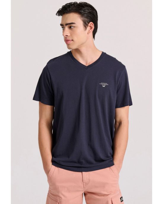 Ανδρικό V-Neck T-Shirt FBM009-002-04