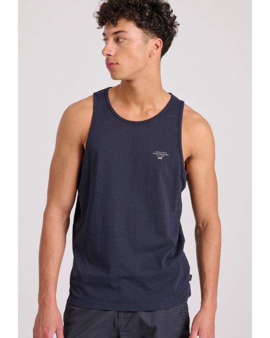 Ανδρικό Tank Top Με Logo Στο Στήθος FBM009-003-04