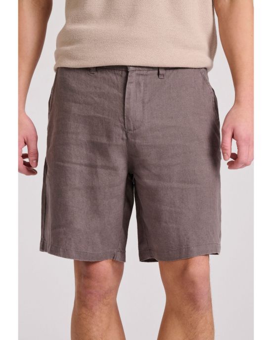 Ανδρική Comfort Fit Λινή Chino Βερμούδα FBM009-009