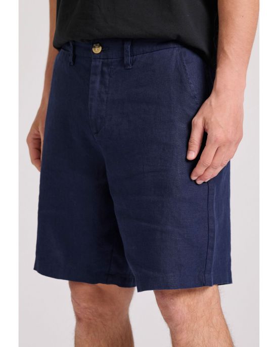 Ανδρική Comfort Fit Λινή Chino Βερμούδα FBM009-009