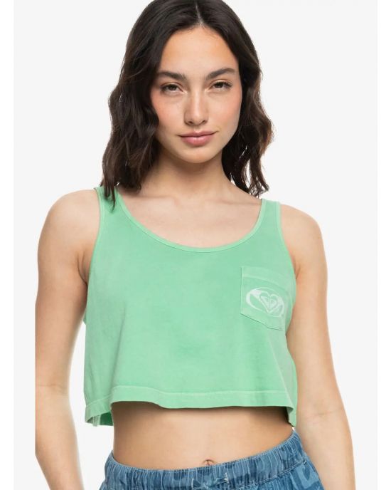 Γυναικεία Αμάνικη Μπλούζα Crop Summer ERJZT05654