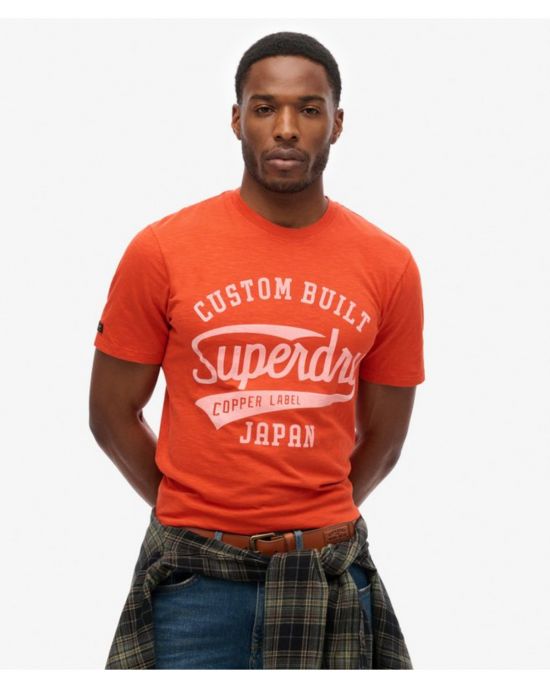 Ανδρικό T-shirt Copper Label Script Superdry M1011905A