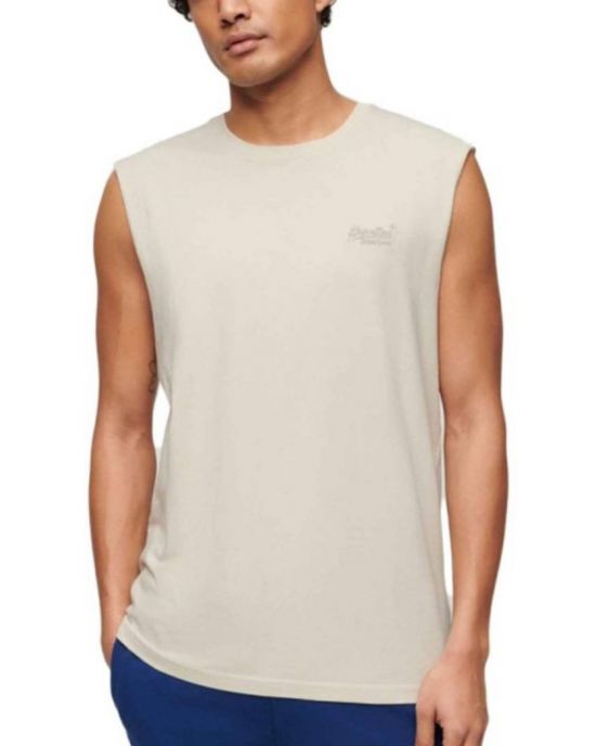 Ανδρική Αμάνικη Μπλούζα Logo Superdry M6010820A