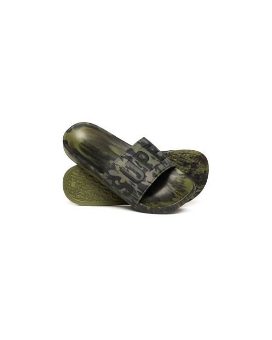 Ανδρικές Σαγιονάρες Camo Vegan Pool Slid Superdry MF310261A