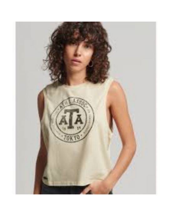 Γυναικεία Μπλούζα Vintage Collegiate Tan Superdry W6011258A