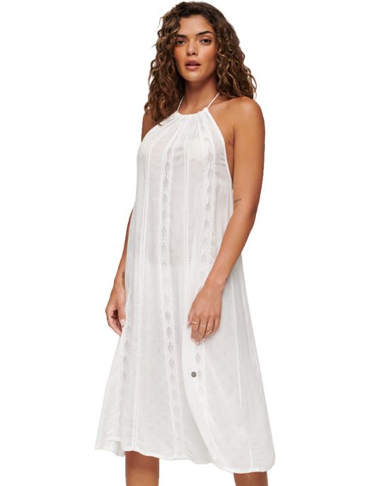 Φόρεμα Vintage Halter Neck Midi Superdry W8011434A
