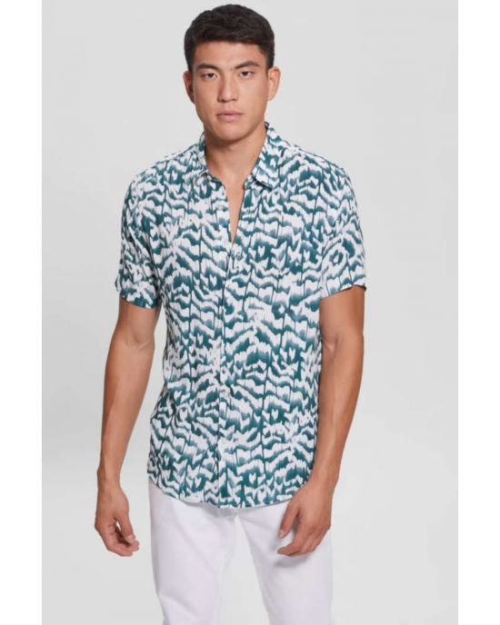 Ανδρικό Πουκάμισο Rayon Chvron Ikat M3RH05WD4Z2