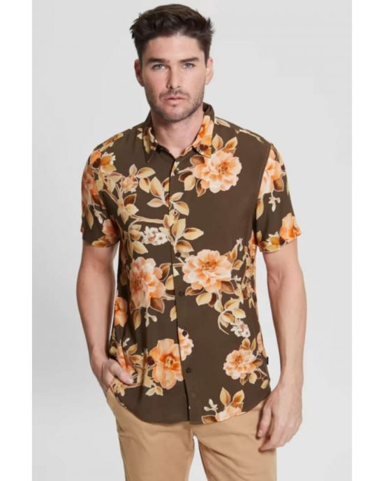 Ανδρικό Πουκάμισο Rayon Grslnd Flrl M3RH57WD4Z2