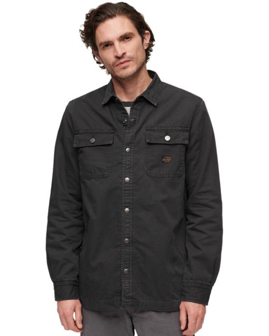 Ανδρικό Πουκάμισο Ovin Canvas Workwear Overshirt M4010730A