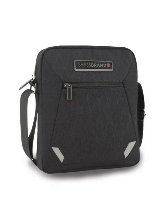 ΤΣΑΝΤΑΚΙ ΩΜΟΥ DALLAS48Χ33Χ10.8ΕΚ  BLACK SWISSBRAND