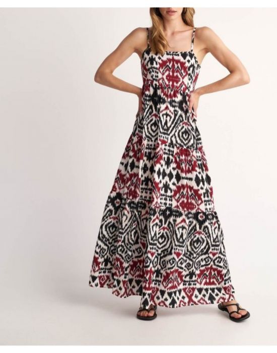Φόρεμα με ethnic prints Multicolor 9917808 Attrativo