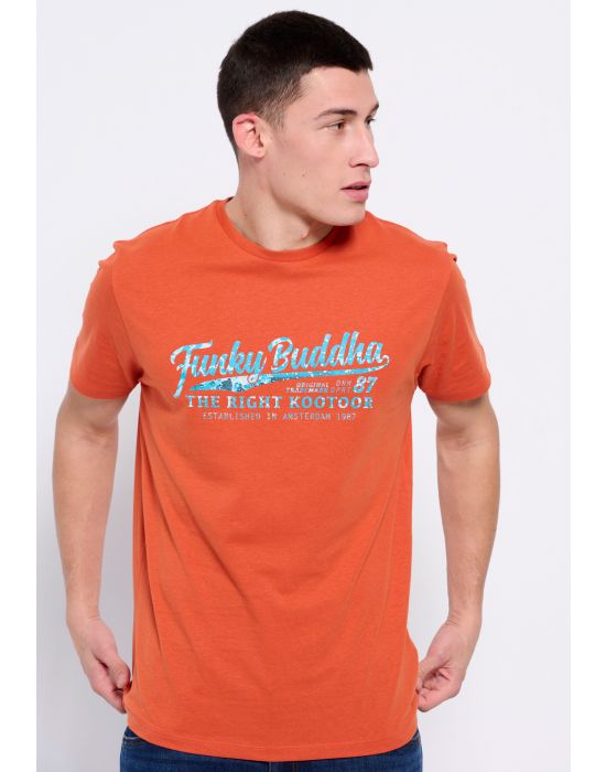 FBM007-028-04 T-shirt με τύπωμα Funky Buddha