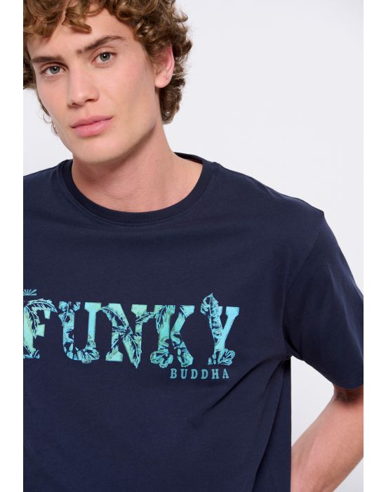 FBM007-031-04 T-shirt από οργανικό βαμβάκι με τύπωμα Funky Buddha