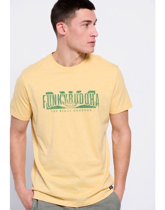FBM007-037-04 T-shirt με Funky Buddha τύπωμα Funky Buddha