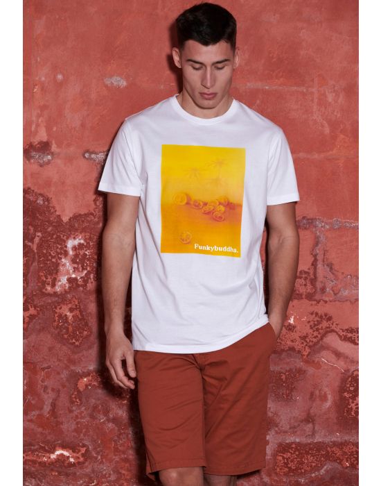 FBM007-350-04 T-shirt με photographic print Funky Buddha