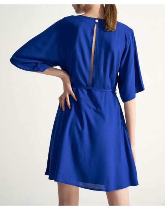 Φόρεμα κοντό κρουαζέ Cobalt Blue ALE