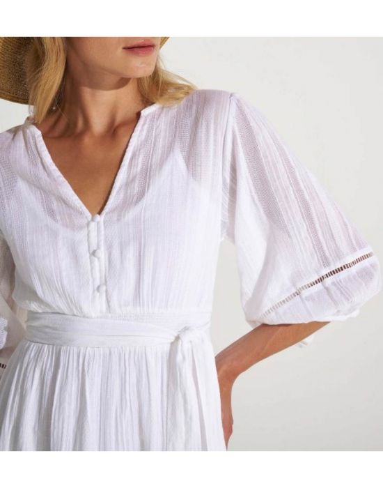 Φόρεμα μακρύ με εσωτερικό White ALE