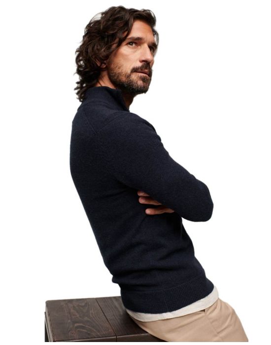 ΑΝΔΡΙΚΗ ΠΛΕΚΤΗ ΜΠΛΟΥΖΑ ESSENTIAL EMB HENLEY M6110563A