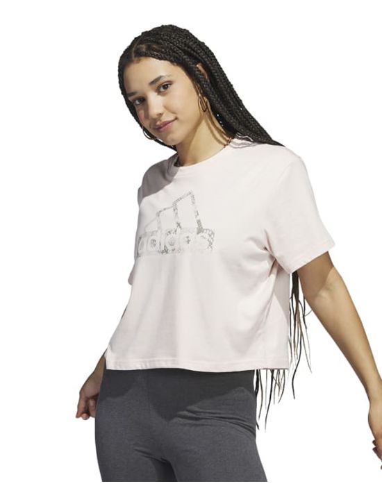 Adidas H49641 Γυναικεία Μπλούζα Crop