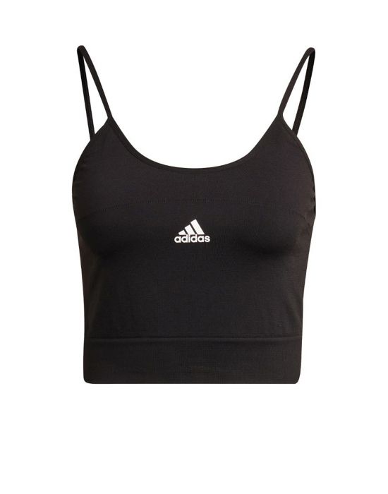 Adidas Adicolor 3-stripes Γυναικείο Crop Top με Τιράντες