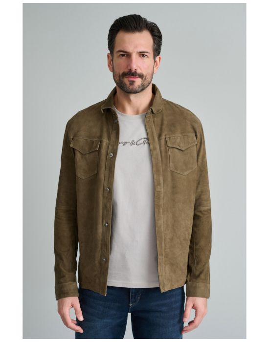 Ανδρικό Overshirt Navy & Green