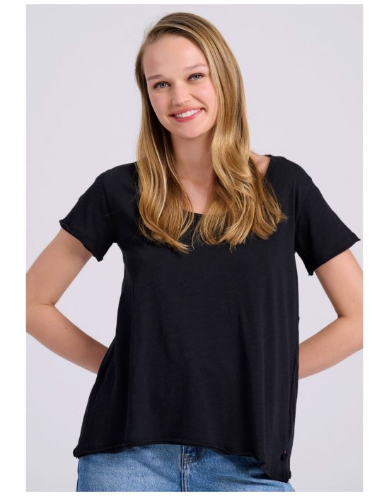 Γυναικείο T-Shirt Με Στρογγυλή Λαιμόκοψη FBL009-101-04