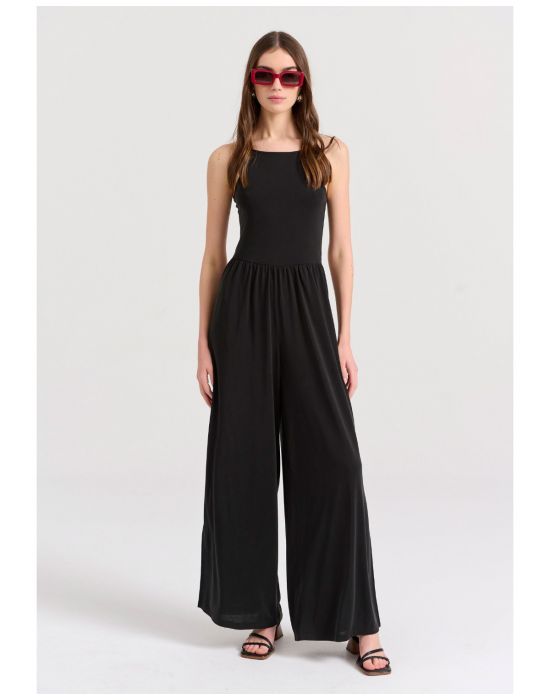 Γυναικεία Wide Leg Fit Ολόσωμη Φόρμα FBL009-101-12