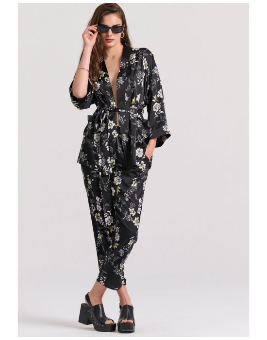 Γυναικείο Κοντό Εμπριμέ Kimono FBL009-106-01