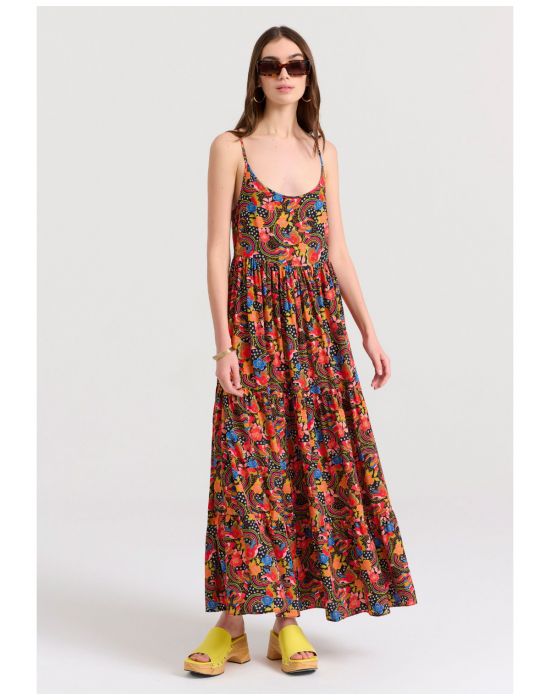 Γυναικείο Μάξι Boho Φόρεμα FBL009-116-13
