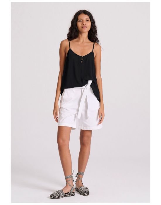 Γυναικείο Shell Top Από Βισκόζη FBL009-125-17